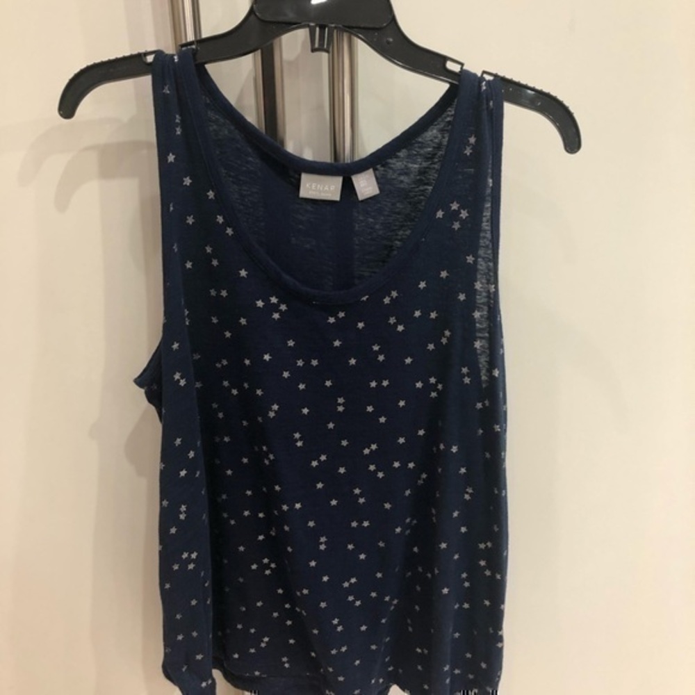 Kenar Star Linen Top size large